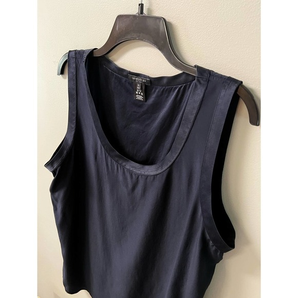 LAFAYETTE 148 New York Perla Luxe Reversible 100% Silk Charmeuse Blouse/… - Picture 9 of 14